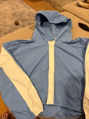 Prince Light Blue and White womens Hooded